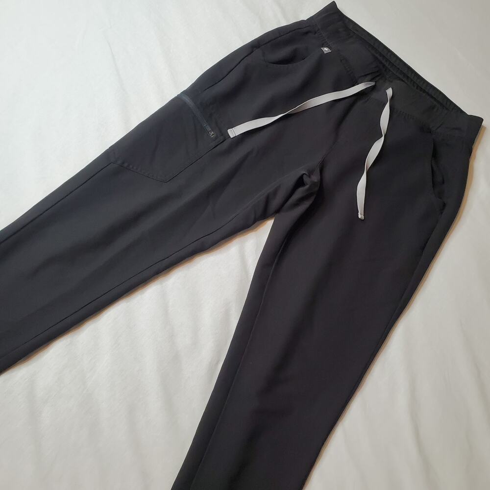 Figs Women's Size ST Zamora Jogger Scrub Pants Black W18SW2005T